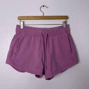 Lululemon Inner Glow High Rise Shorts Velvet Dust Purple LW7BDRS Size 8